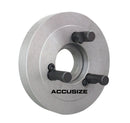 Fully Machined Lathe Chuck Back Plate, D1 Type Adapter for Most 4 Jaw Independent Chucks