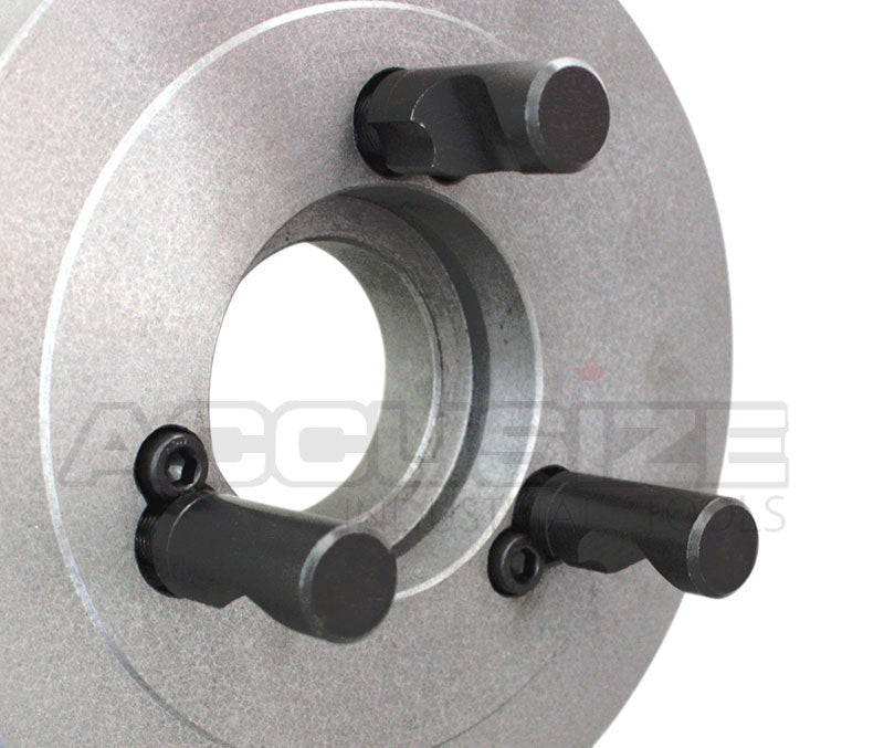 Fully Machined Lathe Chuck Back Plate, D1 Type Adapter for Most 4 Jaw Independent Chucks