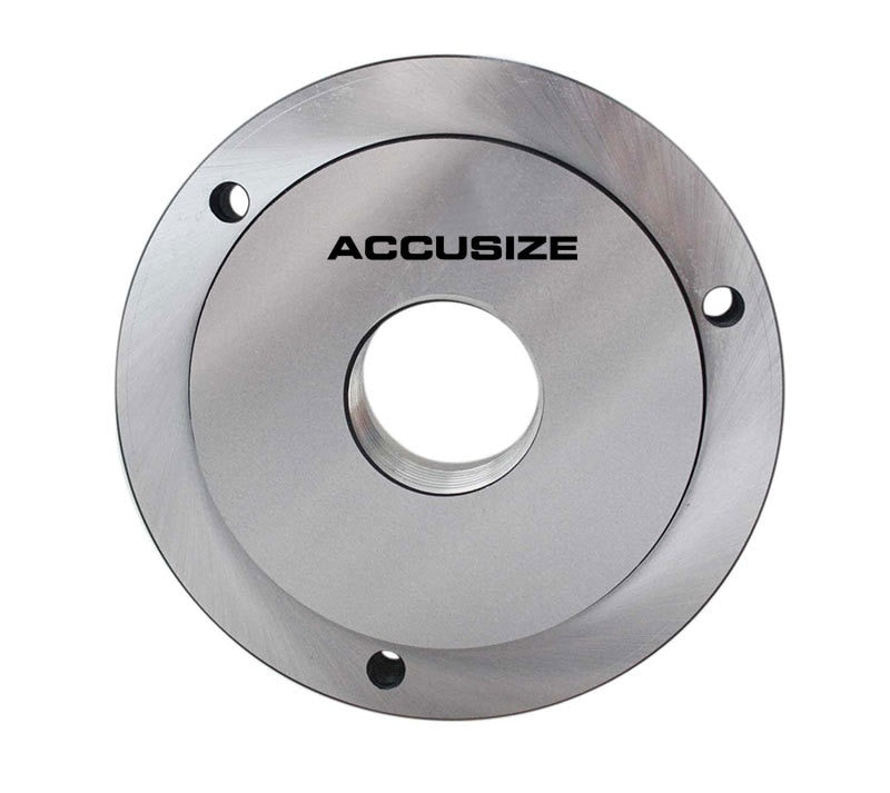 5" Semi Finished Threaded Back Plate for 5C Collet Chuck