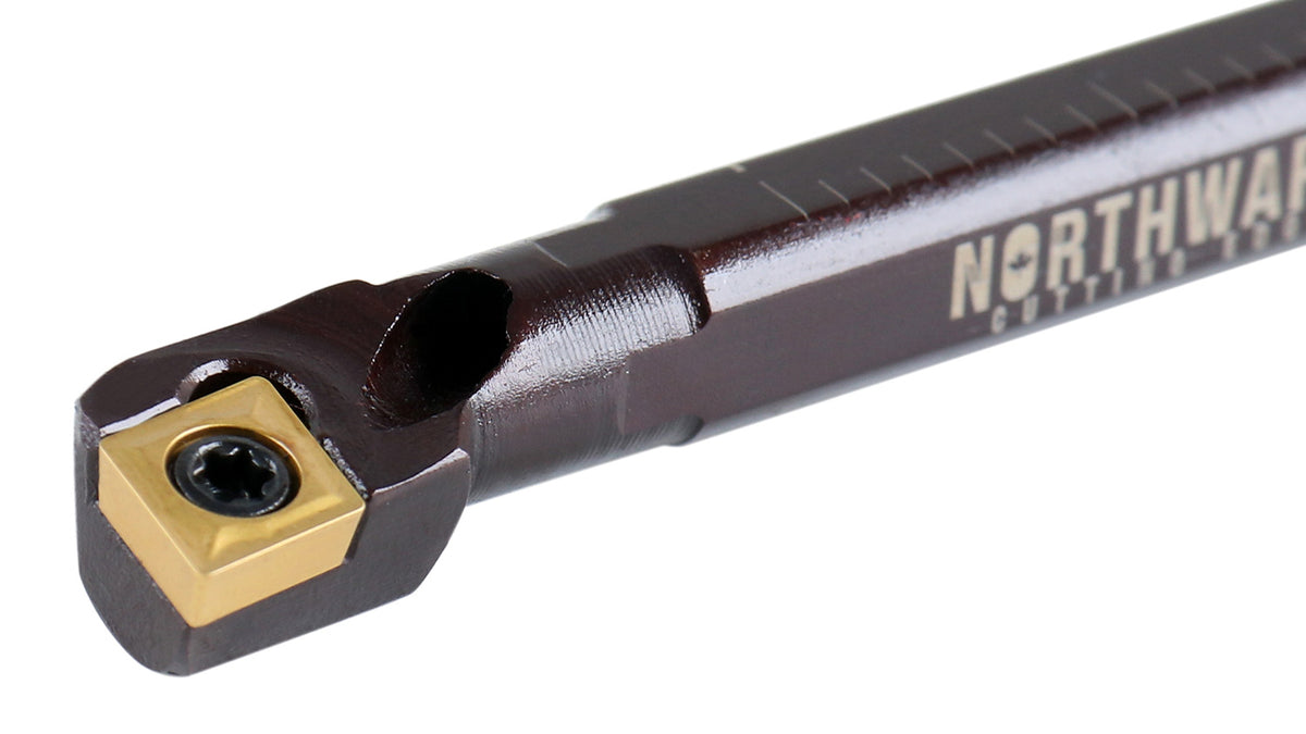5/16'' by 4.000'' Oal, Rh Sclcr Coolant Through Indexable Boring Bar with Ccmt 21.5 Carbide Inserts, 2800-0034