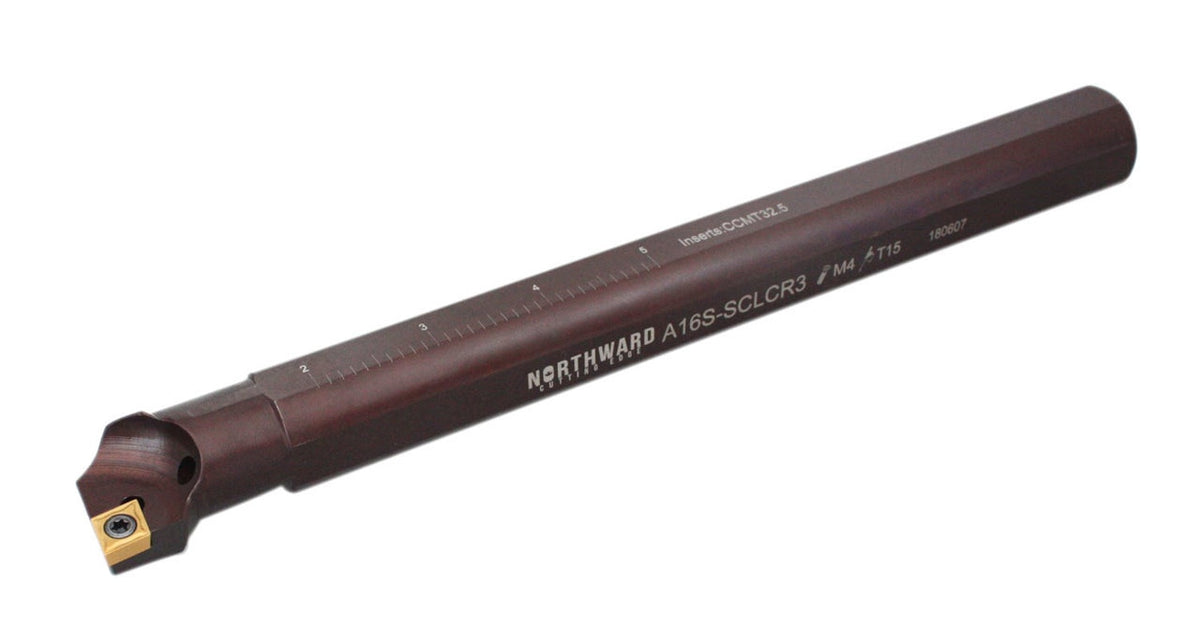 RH SCLCR Coolant Through Indexable Boring Bars with CCMT Inserts
