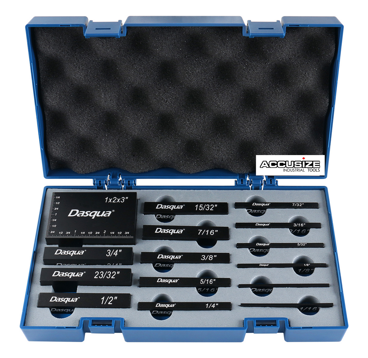 15pc Precision Setup Blocks, Inch Size, 2800-0201