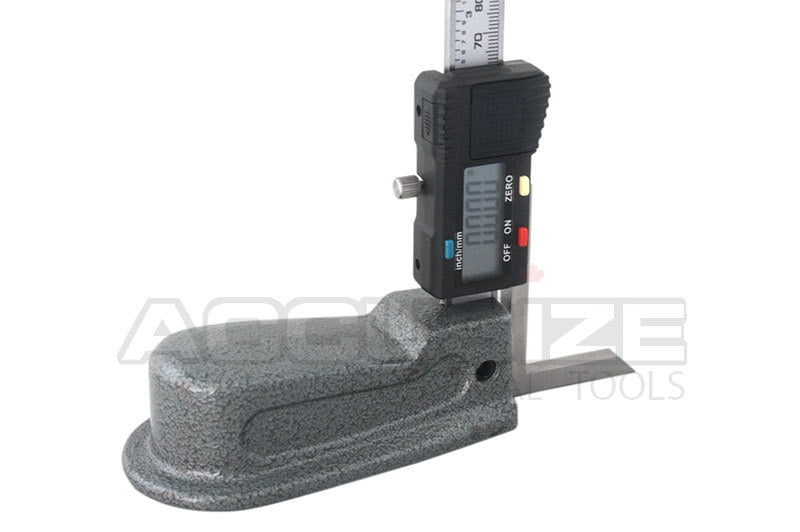 Jauge de hauteur numérique électronique 0-6 po x 0,001 po/0-150 x 0,01 mm, résolution de 0,0005", #0281 -0115