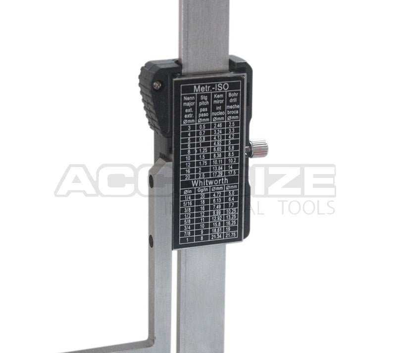 0-6" x 0.001" / 0-150 x 0.01 mm Electronic Digital Height Gauge, 0.0005" Resolution, #0281-0115