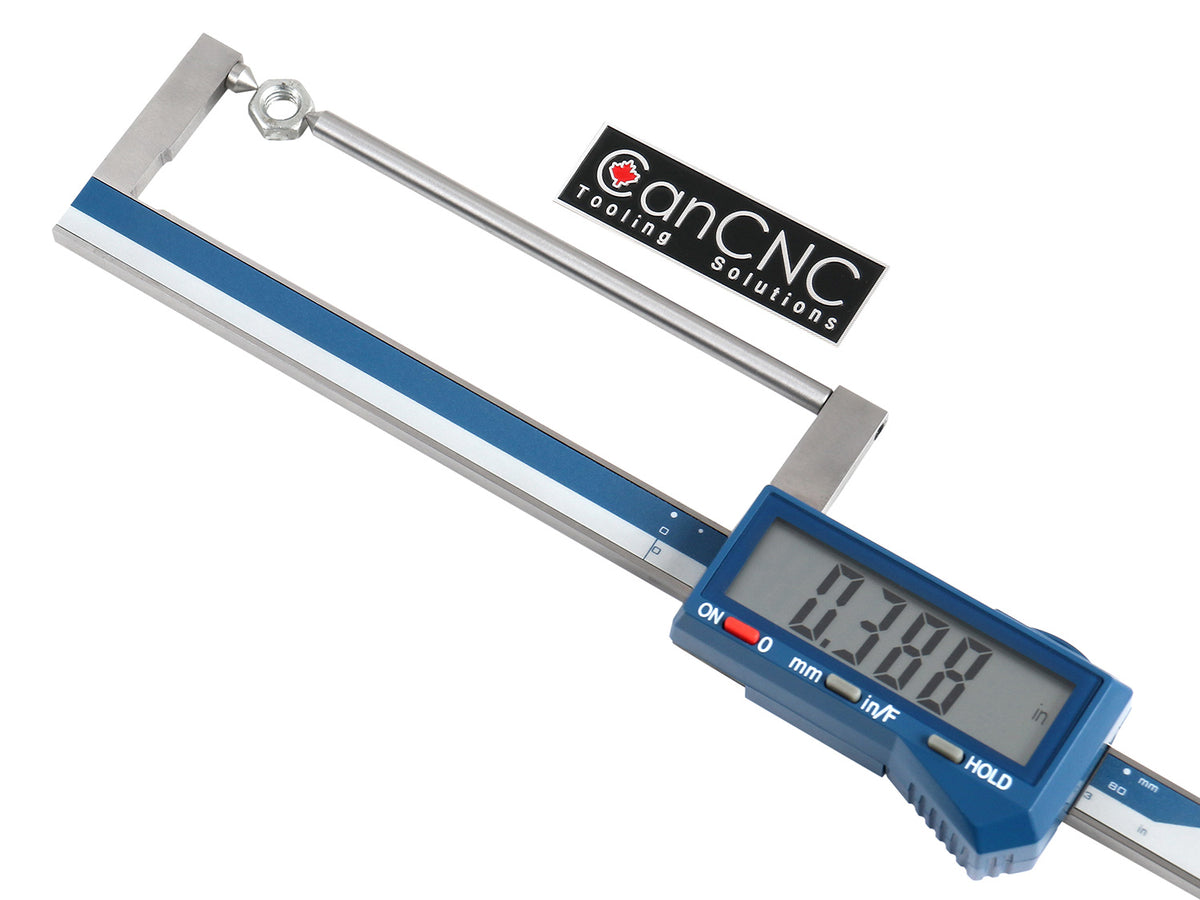 Étrier électronique numérique extra-large LCD, couvercle en métal, acier inoxydable, résistant à l'eau IP54