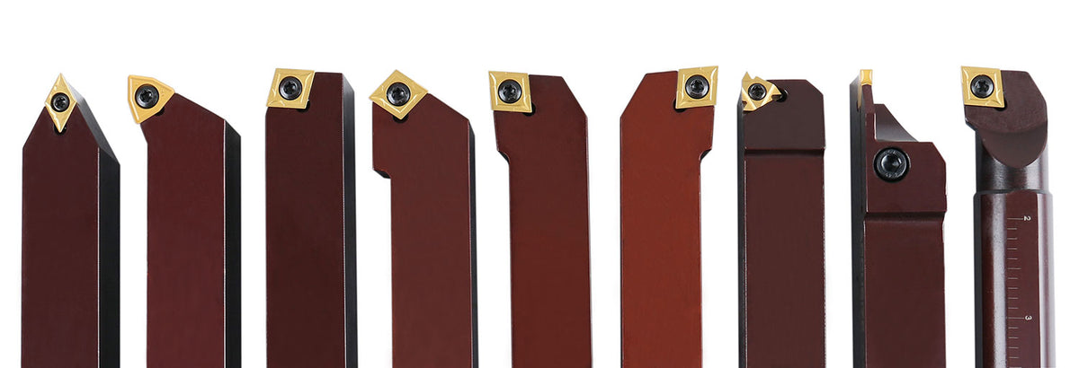 1" 9 Pieces/Set, Indexable Carbide Turning Tools and Boring Bar, 2988-0001