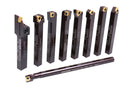 3/8" 9 Pieces/Set, Indexable Carbide Turning Tools and Boring Bar,  2988-0038
