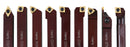 5/8" 9 pièces/jeu, outils de tournage en carbure indexables et barre d'alésage, 2988-0058