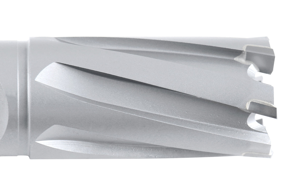13/16'' by 1'' Cutting Depth Carbide Tipped Annular Cutter with One-Touch Shank, CBN Ground, Ansi Standard, 3080-2018