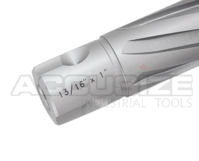 2 ps de 13/16"x1" Embout en carbure de coupe annulaire avec tige 1-Touch avec 1 broche pilote