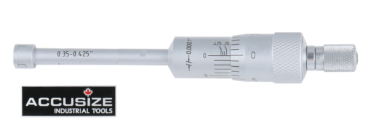Three -Point Internal Micrometers, Ratchet Stop