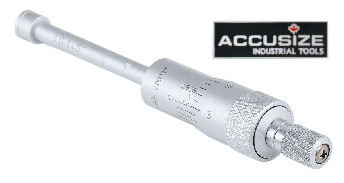 Three -Point Internal Micrometers, Ratchet Stop