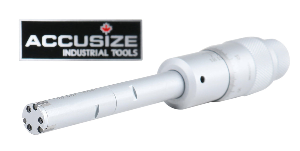 Three -Point Internal Micrometers, Ratchet Stop