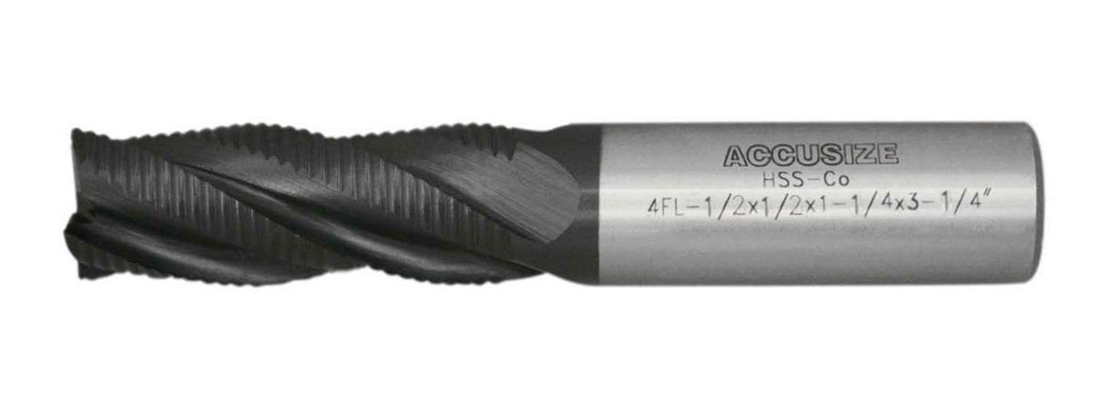Fraises d'ébauche M42 -8 % Cobalt à dents fines, revêtement TiAln