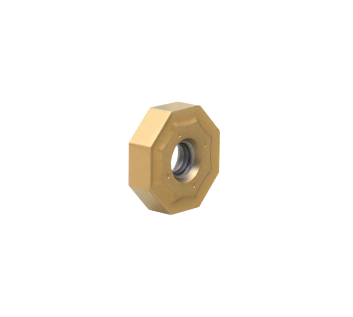 Inserts octogonaux en carbure double face ONHU080608-M, revêtement PVD