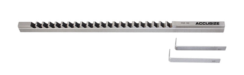 H.S.S. Keyway Broach, Metric, Inch, Style A, Style B, Style C, Style D, Style E & Style F