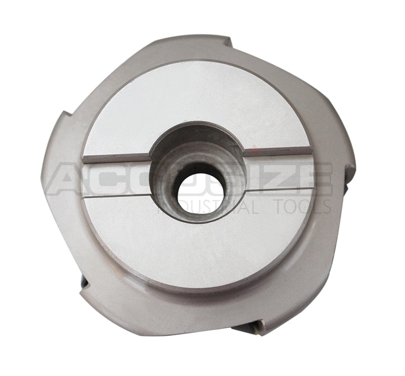 75 Degree Positive Rake Indexable Face Milling Cutters, with SPG422 Carbide Inserts Installed, Nickel Plated Body