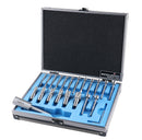 21 Piece High Speed Steel Interchangeable Pilot Counterbore Set, Imperial Size & Metric Size