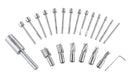 21 Piece High Speed Steel Interchangeable Pilot Counterbore Set, Imperial Size & Metric Size