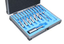21 Piece High Speed Steel Interchangeable Pilot Counterbore Set, Imperial Size & Metric Size