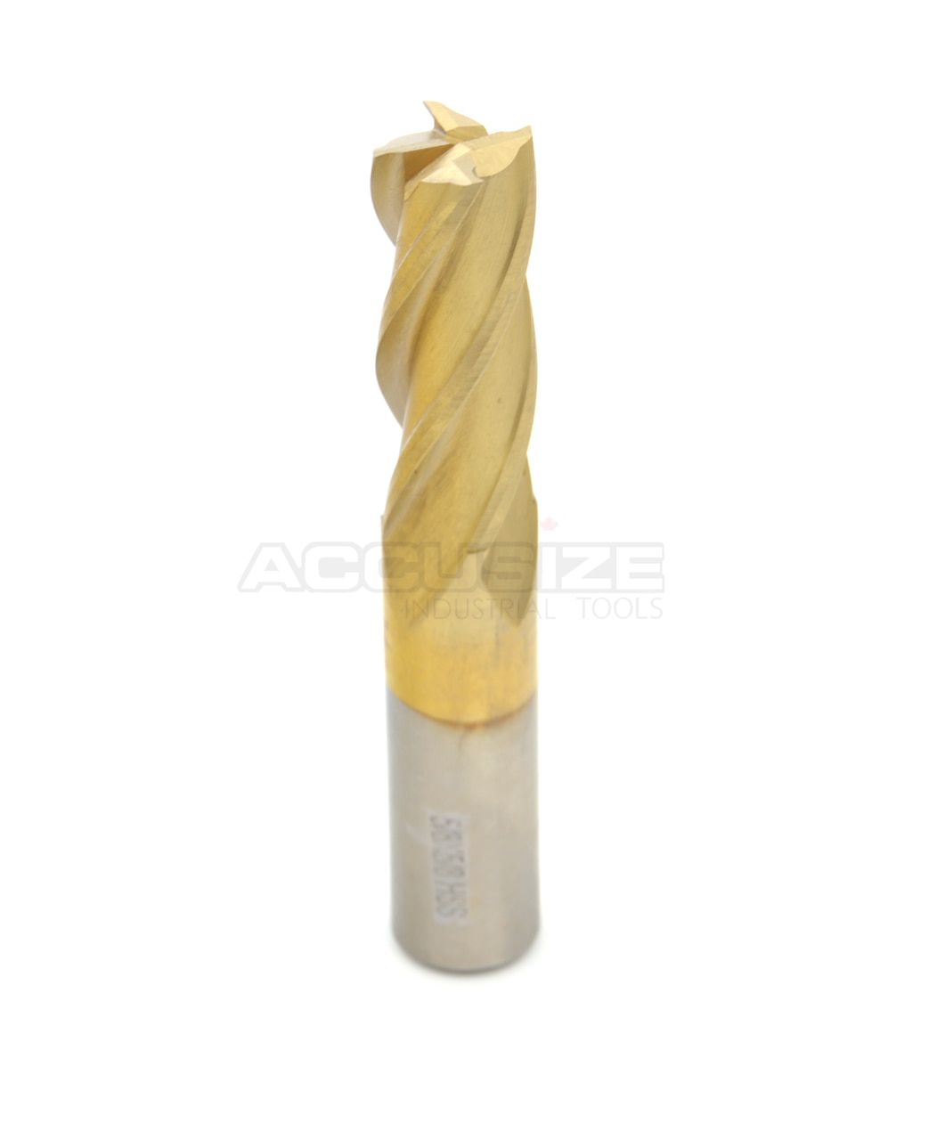 H.S.S. End Mills, TIN Coated, 4 Flute