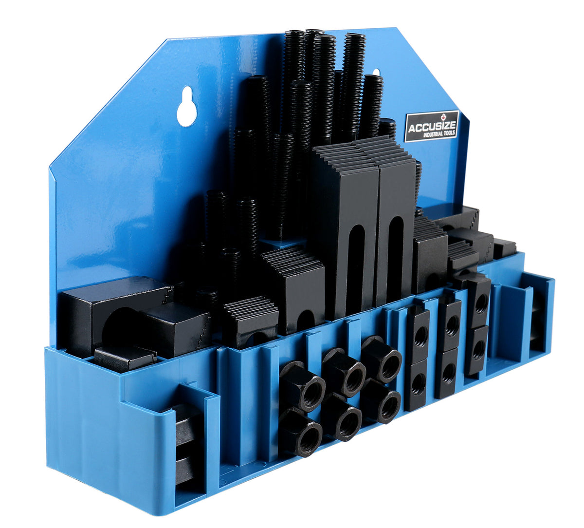 58 Pcs Deluxe Steel Clamping Kits, Table Slot 5/8'', Stud Size 1/2''-13, 4230-2626