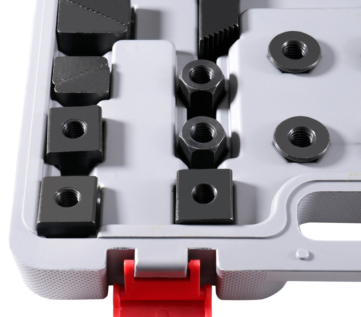 58 Pc Deluxe Steel Clamping Kit, Table Slot 11/16", Stud Size 1/2"-13, 4230-2627
