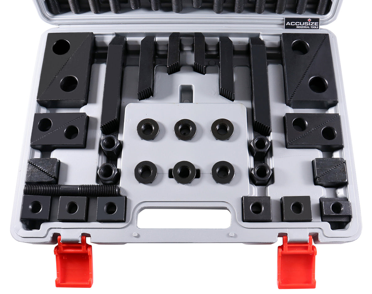 58pc Deluxe Steel Clamping Kit
