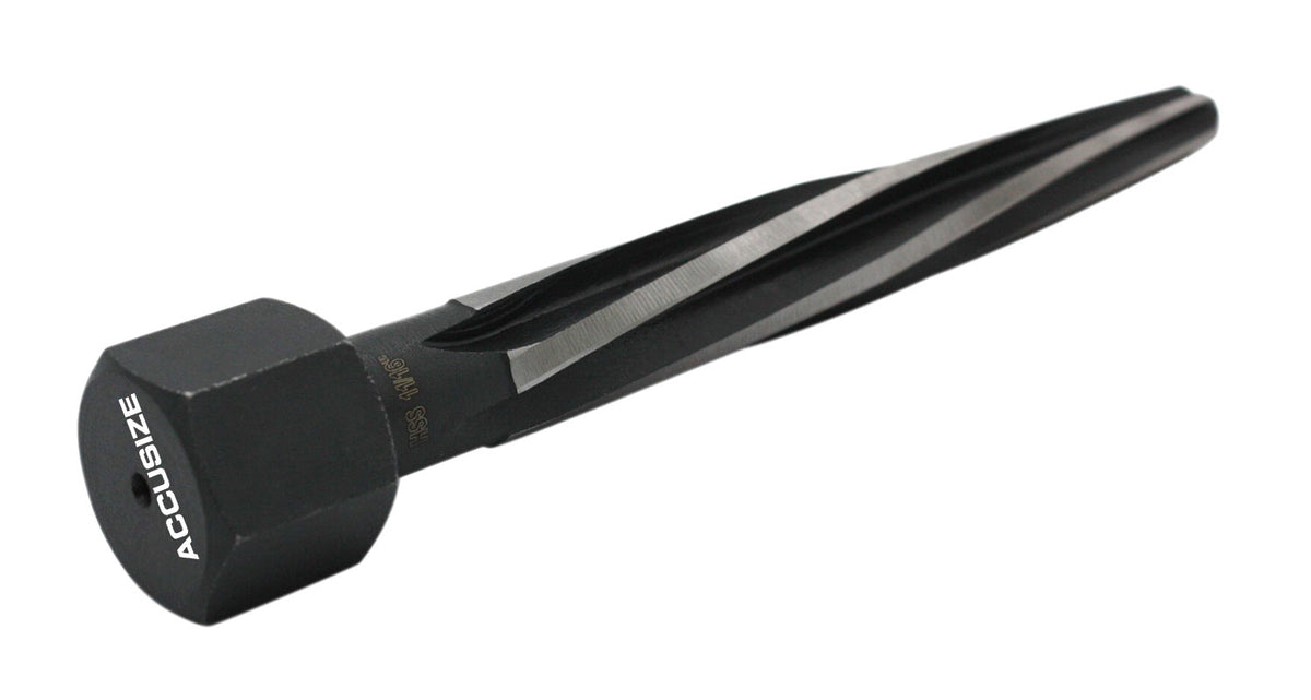 Bridge Reamer, H.S.S. Aligning Reamer, Spiral Flute, Hex Shank