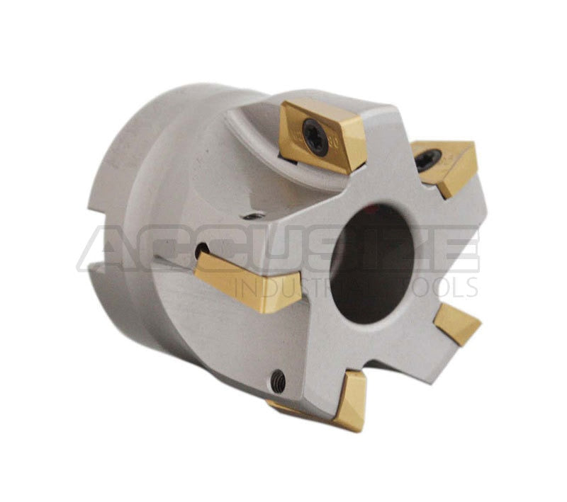2" x 3/4" 90 Deg. Square Shoulder Indexable Face Mill plus 15 pc of APKT1604 Inserts, #4508-0012B+0056-1604