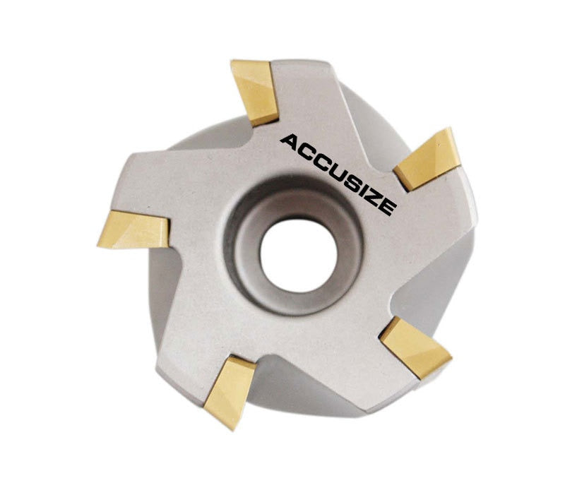 2" x 3/4" 90 Deg. Moulin à épaules carrées indexables avec 15 inserts APKT1604