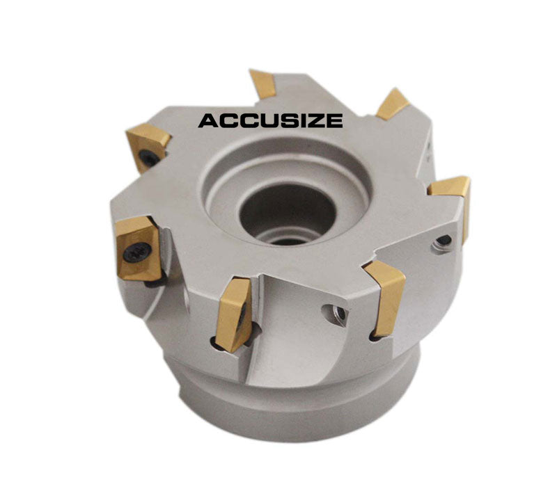 4508-0018, 3" x 1" 90 Deg. Square Shoulder Indexable Face Mill w/ APKT1604 Inserts