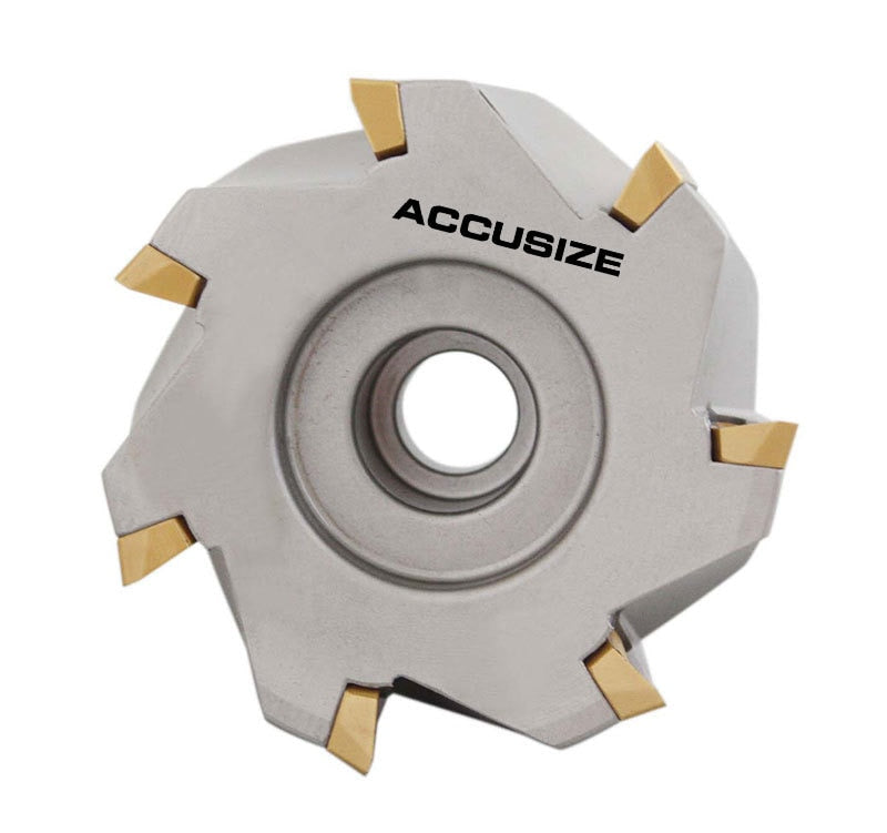3" x 1" 90 Deg. Square Shoulder Indexable Face Mill plus 17 pc of APKT1604 Inserts, #4508-0018+0056-1604