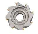 5" x 1-1/2" 90 Deg. Fraise à visage indexable à épaules carrées avec 18 inserts APKT1604,