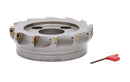 8" x 2-1/2"  Square Shoulder Indexable Face Mill w/ 12 pieces APKT1604 Insert,