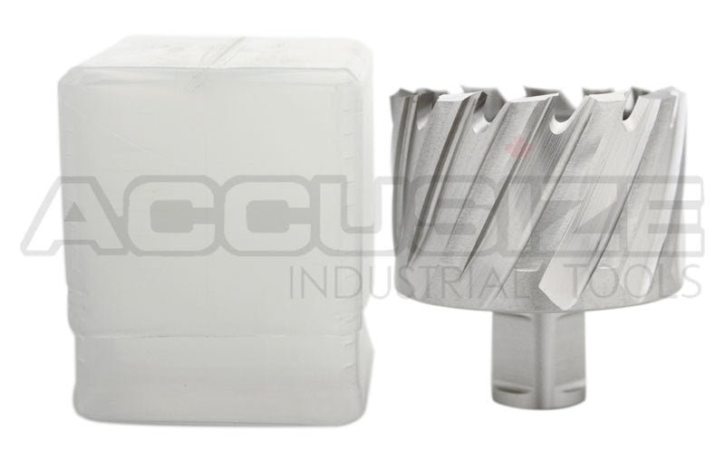 Fraises annulaires H.S.S. de 1" Profondeur de coupe, avec tige Weldon 3/4" ou 1-1/4 po, Ground CBN, ANSI STANDARD