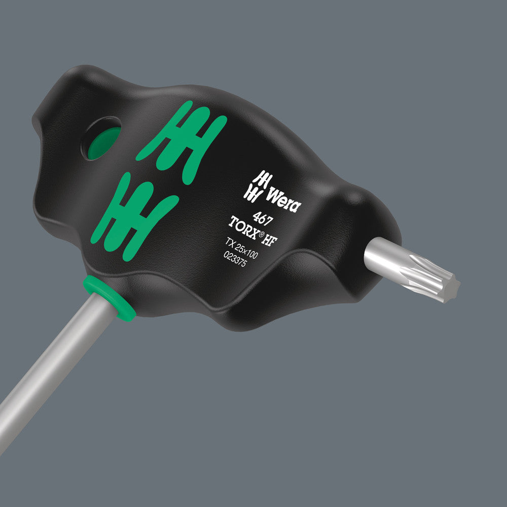 Wera 454/7 HF Set 1 screwdriver set T-handle screwdrivers Hex-Plus with holding function, 7pieces, SKU #5023450001