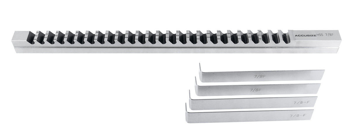 H.S.S. Keyway Broach, Metric, Inch, Style A, Style B, Style C, Style D, Style E & Style F