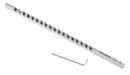 3Mm-A Ckeyway Broach, 13/64'' to 1-1/8'' Length of Cut, Requires 1 Shim, 5001-0004