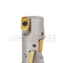 Helical Indexable Weldon Shank End Mill, Right Hand, Heavy Duty Cut