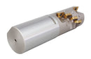 Helical Indexable Weldon Shank End Mill, Right Hand, Heavy Duty Cut