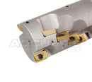 Helical Indexable Weldon Shank End Mill, Right Hand, Heavy Duty Cut