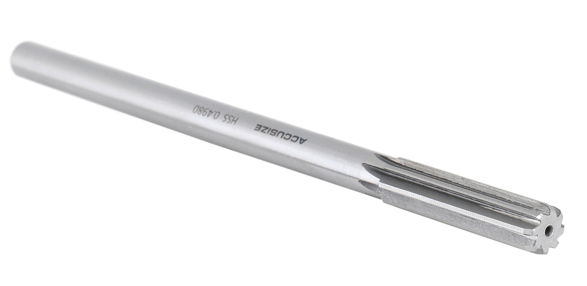 HSS M2 Premium Chucking Reamer Sets, Straight Flute, Straight Shank, Right Hand Cut, ANSI, in Aluminum Case
