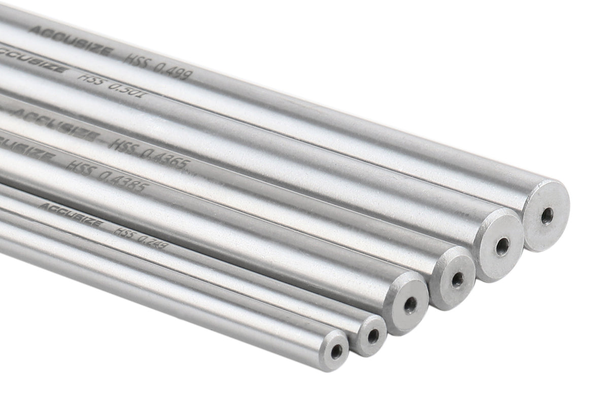 HSS M2 Premium Chucking Reamer Sets, Straight Flute, Straight Shank, Right Hand Cut, ANSI, in Aluminum Case