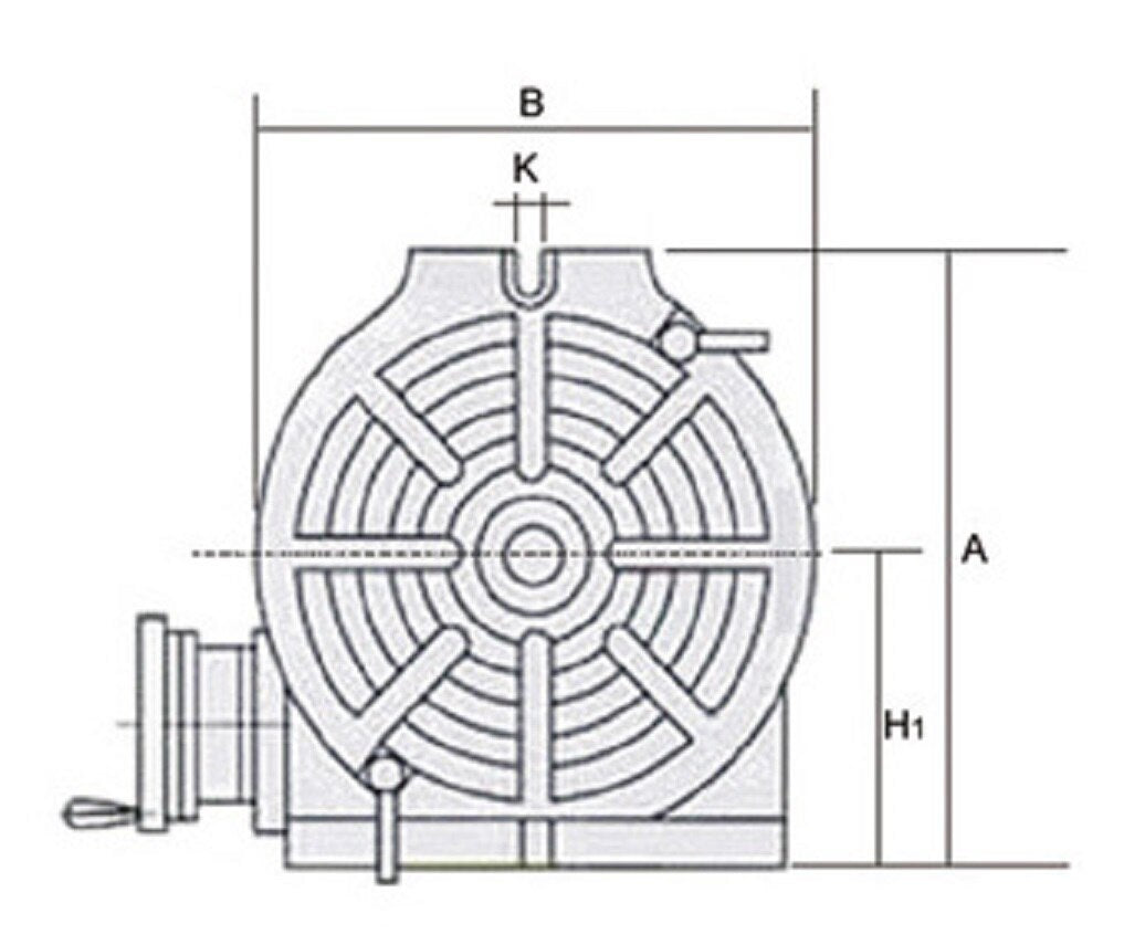 Horizontal/Vertical Precision Rotary Table