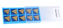 TPG, TiN Coated Carbide Inserts, 10 Pcs/Set