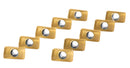 Apkt11t3 Tin Coating Carbide Inserts, 10 Pc, 6156-1130