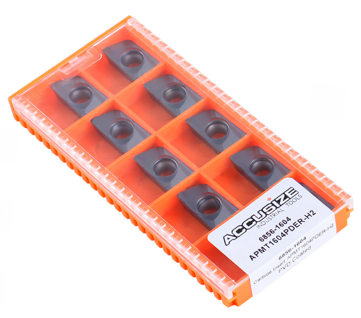 6856-1604 Carbide Inserts, APMT1604PDER-H2, Pack of 10