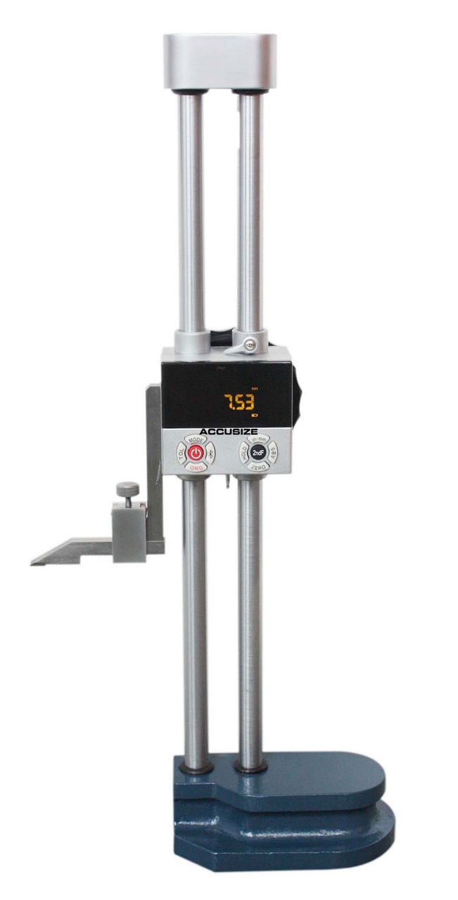 0-12"/0-300mm Multi Fonction Double Faisceau Électronique Numérique de Hauteur Mesure de Hauteur, #8528 -0012