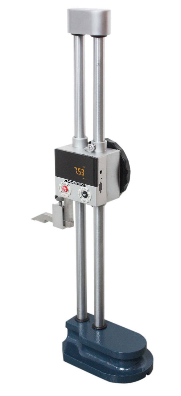 0-12"/0-300mm Multi Fonction Double Faisceau Électronique Numérique de Hauteur Mesure de Hauteur, #8528 -0012